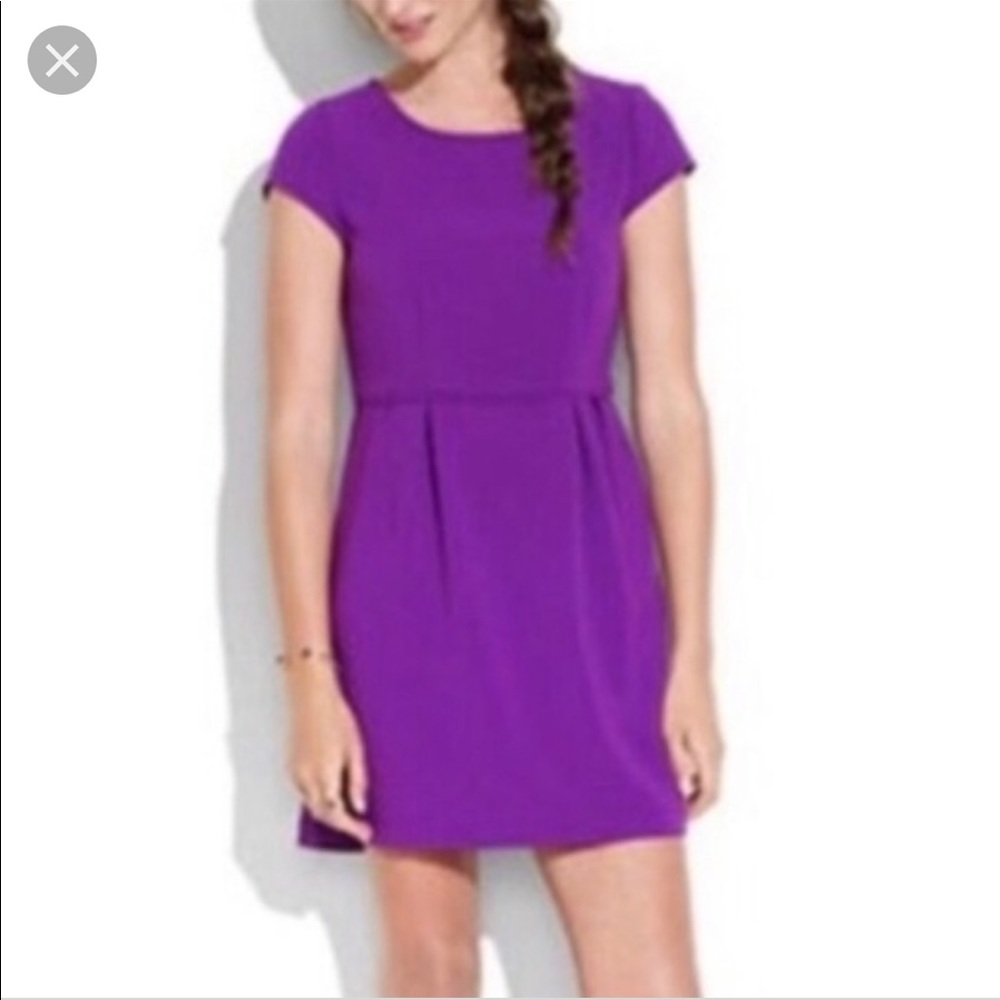 Madewell Broadway and Broome purple dress